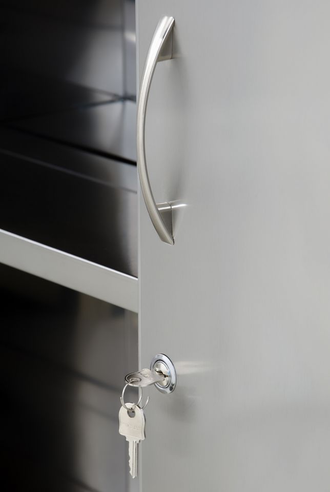 Armário em aço inox Nobre Inox Aparador De Livros ~ Armário em aço inox Nobre Inox