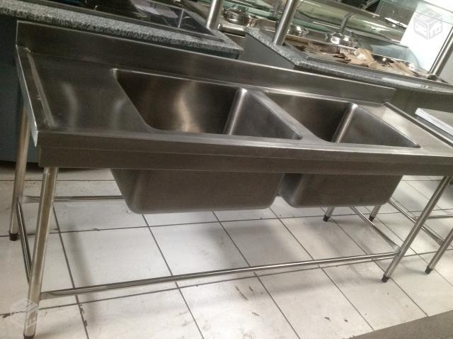 Bancada de inox sob medida Embraflex # Bancada Cozinha Inox Sob Medida Bancada de inox sob medida Embraflex # Bancada Cozinha Inox Sob Medida