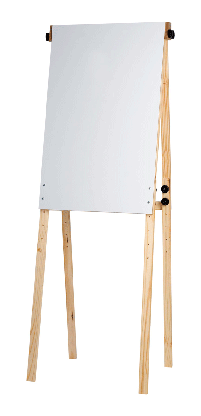 Flip chart com quadro branco Kartron