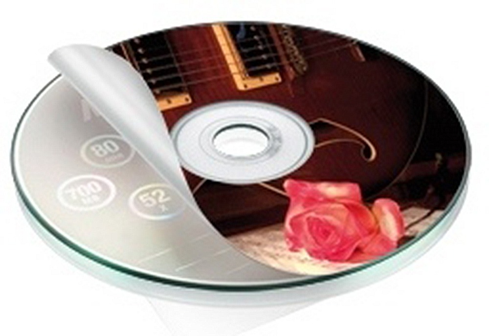 Etiquetas adesivas para CD e DVD