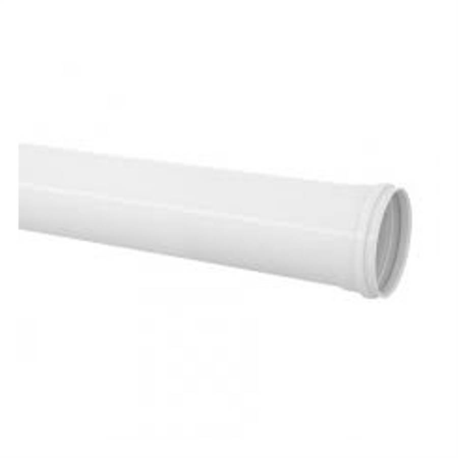 Tubo de esgoto PVC branco