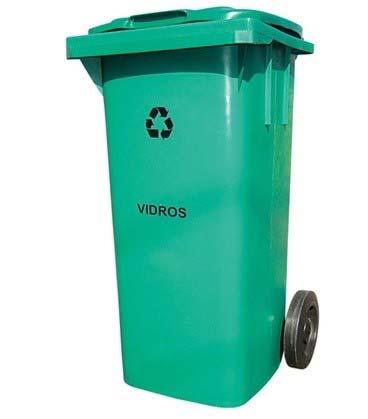 cestos de lixo reciclável