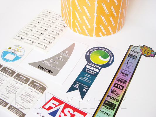 Etiquetas adesivas para eletro eletrônicos