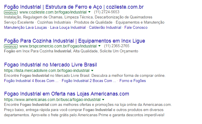 Anúncios pagos