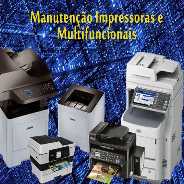 Manutenção de impressoras multifuncionais