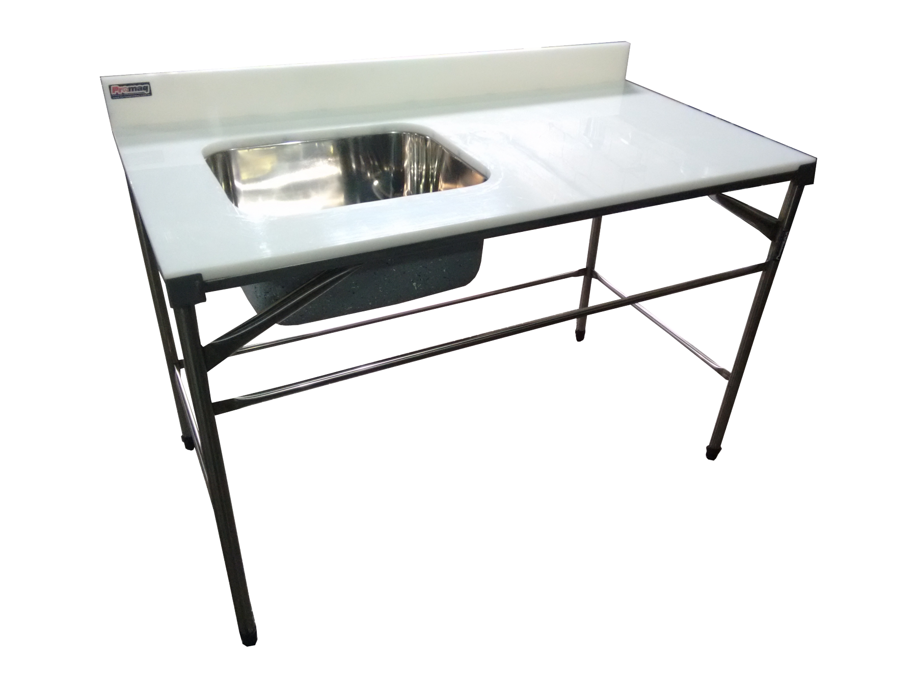 Mesa Com Pia Inox Promaq Mesa Com Pia Inox Promaq