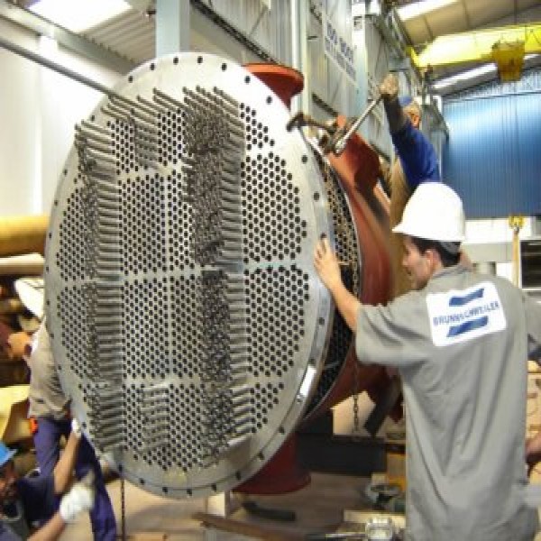 Trocador de calor fluxo contracorrente