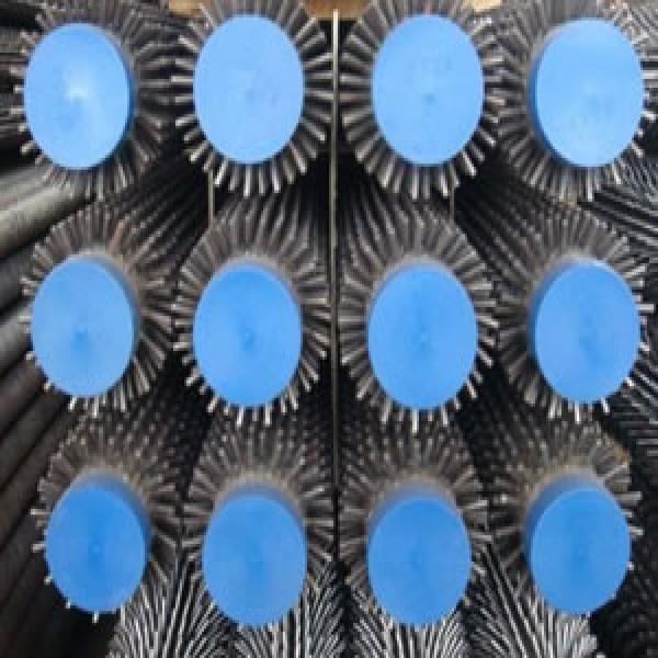 Tubo aletado para aquecedores e resfriadores