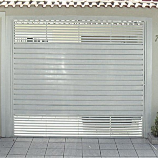 Portao galvanizado garagem