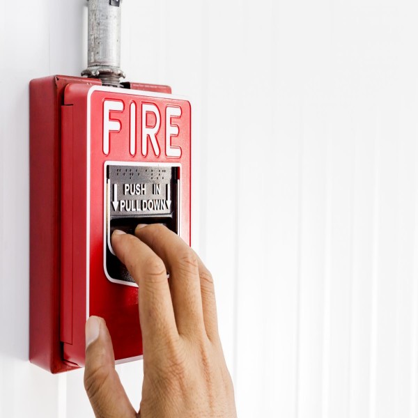 Acionador de alarme de incêndio