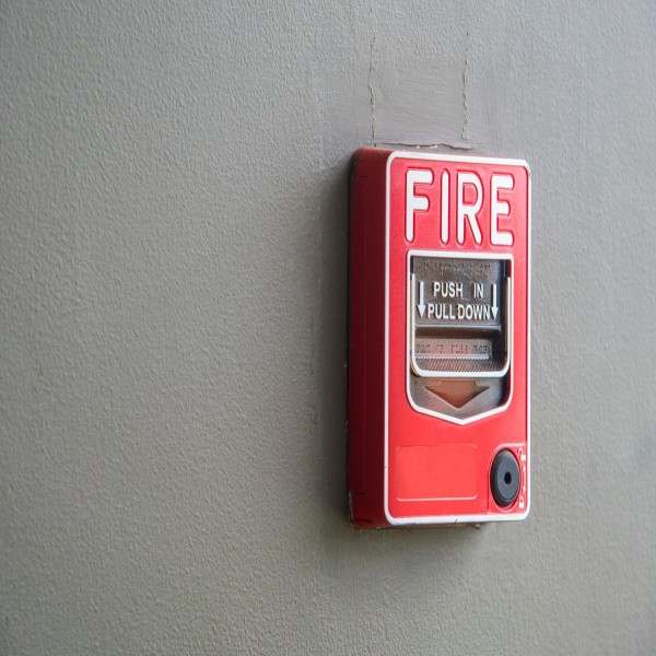 Acionador manual de incêndio