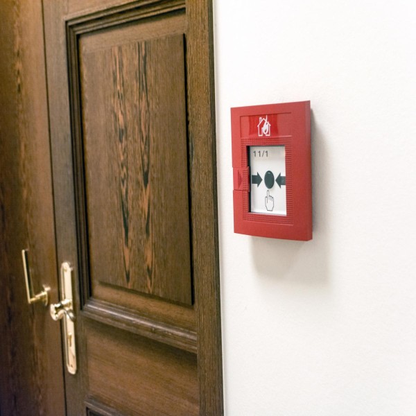 Botoeira de alarme de incêndio