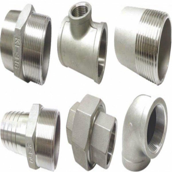 Conexões aço inox roscadas