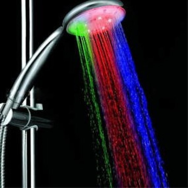 Chuveiro de led 3 cores
