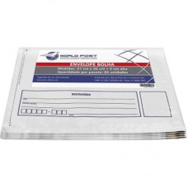 Envelopes plástico com bolha correios