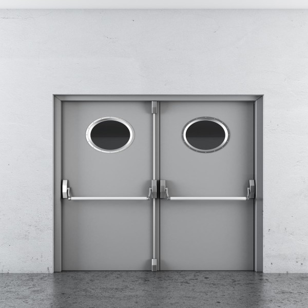 Porta corta fogo com visor