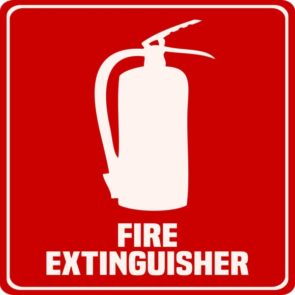 Sinalização de extintores