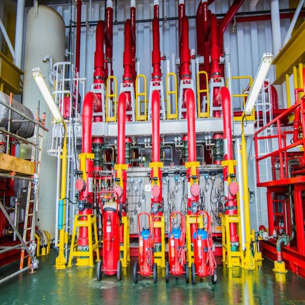 Sistema de dilúvio industrial