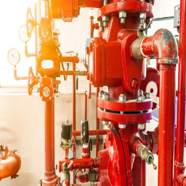 Sistema de hidrantes contra incêndio