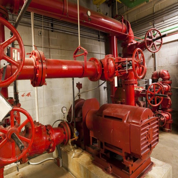 Suporte para tubulação de incêndio