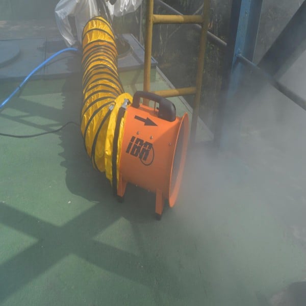Insuflador de ar para espaço confinado
