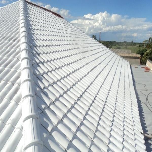 Impermeabilização de telhado com manta liquida