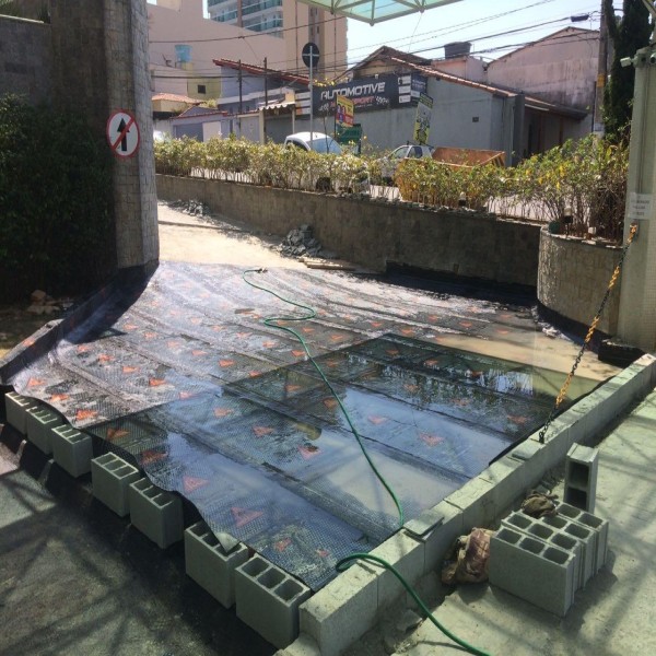 Impermeabilização de jardineiras