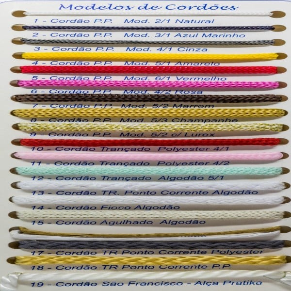 Preço cordão de poliéster