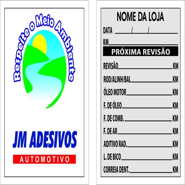 etiquetas para automoveis