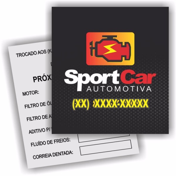 etiquetas para automoveis