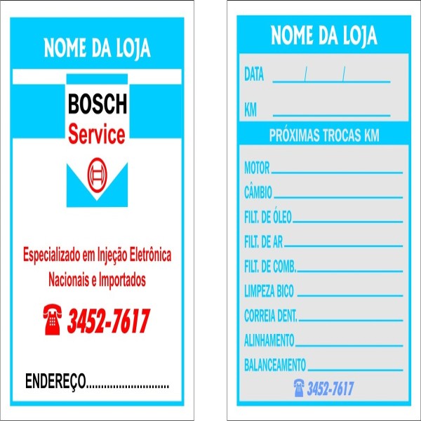 etiquetas para automoveis