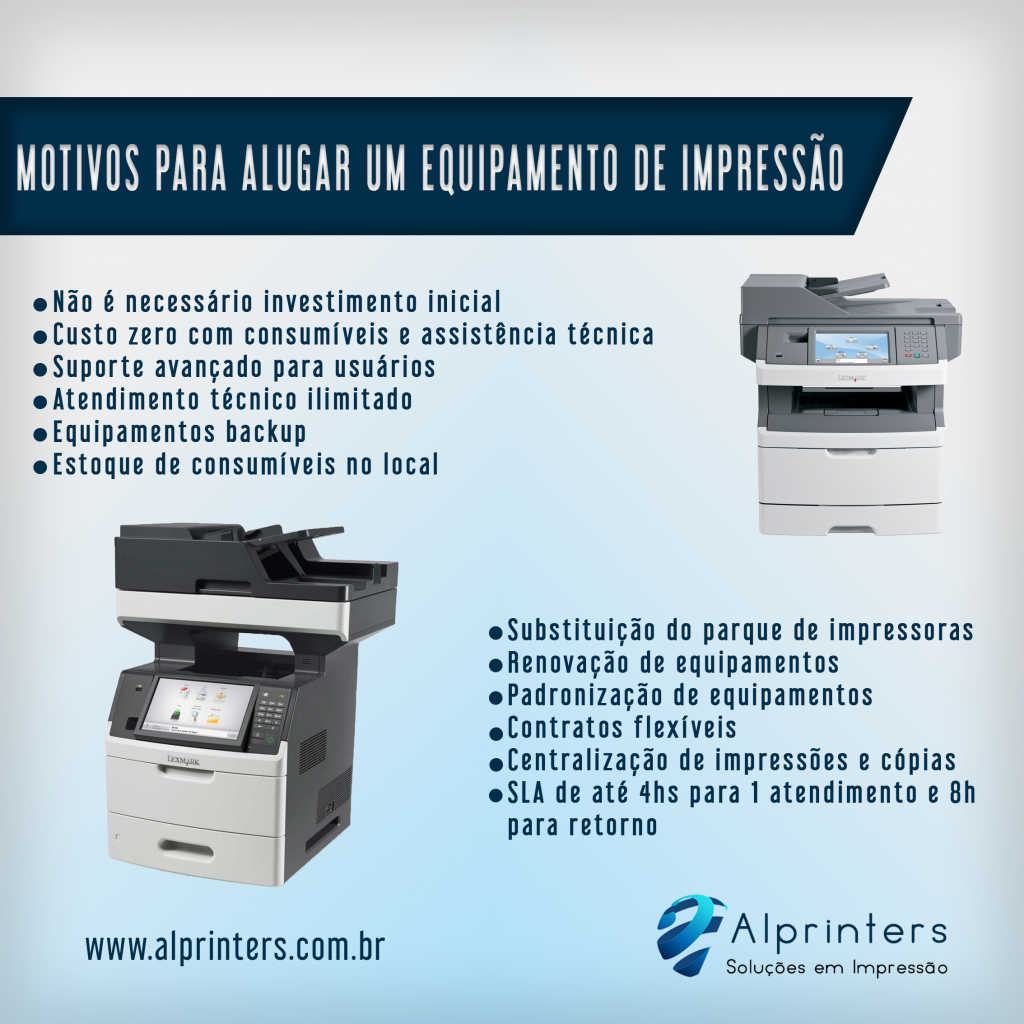Locação De Impressoras Preço - Alprinters Soluções em Impressão Locação De Impressoras Preço - Alprinters Soluções em Impressão