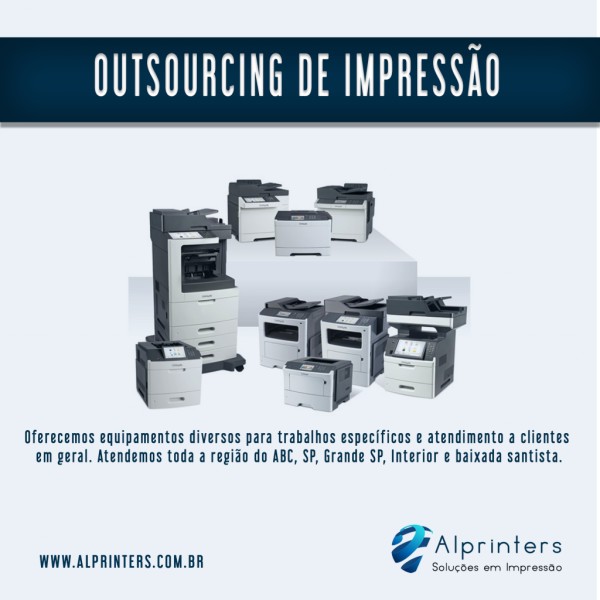 Outsourcing de impressão SP