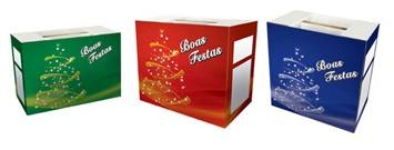 Embalagem De Papelão Para Cesta De Natal - RR Embalagens Embalagem De Papelão Para Cesta De Natal - RR Embalagens