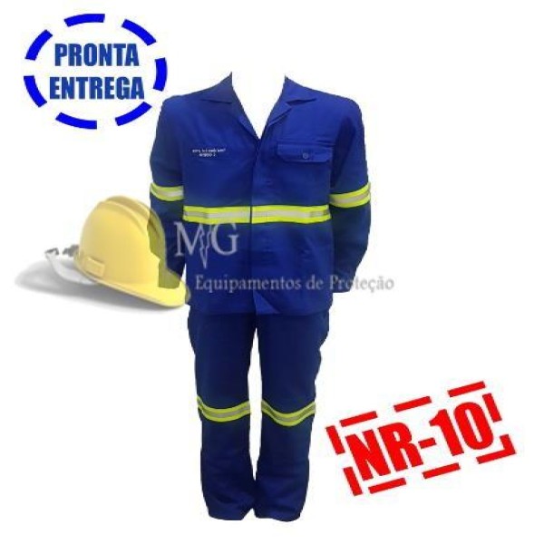 Uniforme eletricista nr10 risco 1 e 2