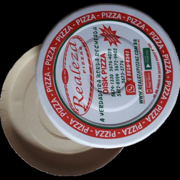 Embalagens personalizadas para pizza