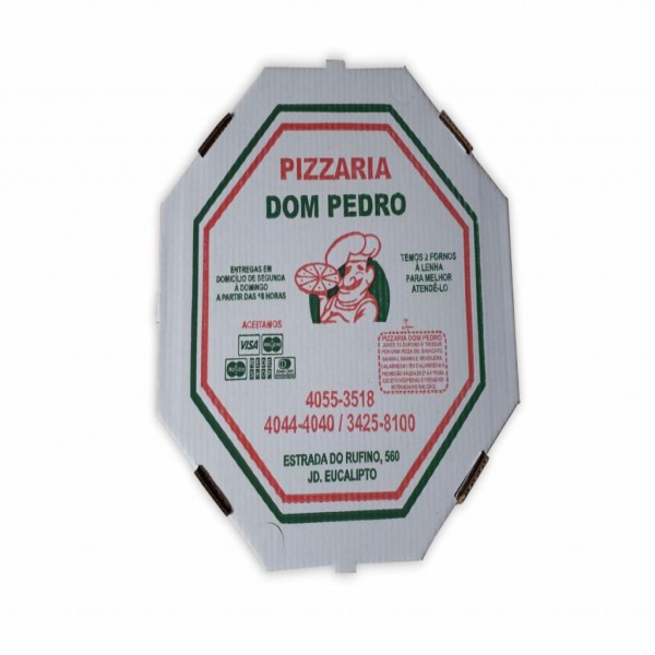 Embalagem de pizza flexografica