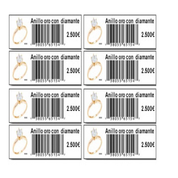 Etiquetas para código de barras
