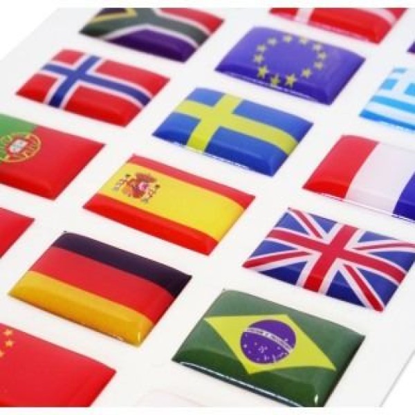 Etiquetas resinadas personalizadas