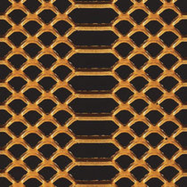 Chapa perfurada decorativa