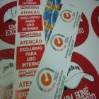 folhas adesivas