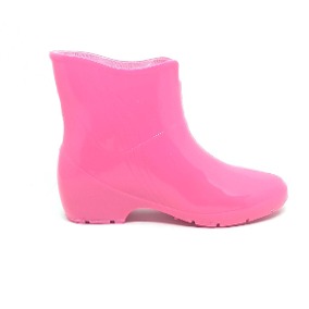 bota de segurança feminina rosa