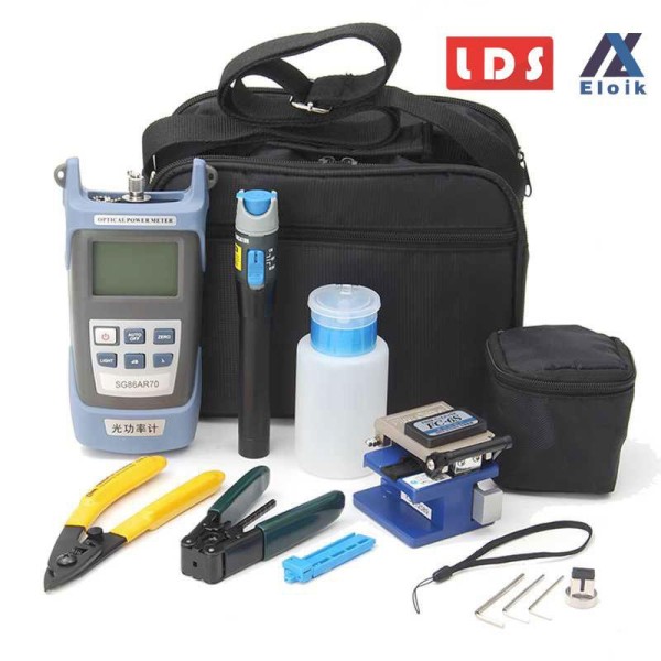 Kit de ferramentas para fibra ótica