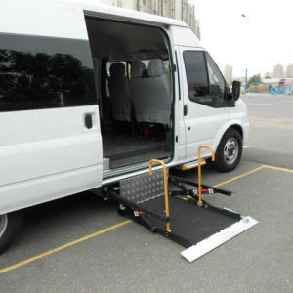 Plataforma elevatória cargas veiculares para vans