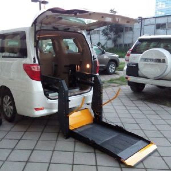 Plataforma para portadores de deficiências físicas
