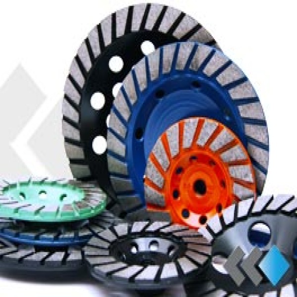 Disco de corte diamantado turbo