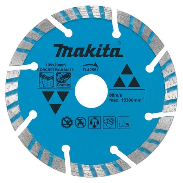 Disco para cortar concreto makita