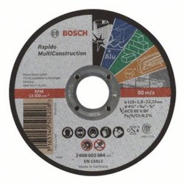 Disco para cortar porcelanato bosch