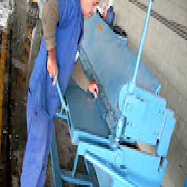 Dobradeira automática facas corte vinco
