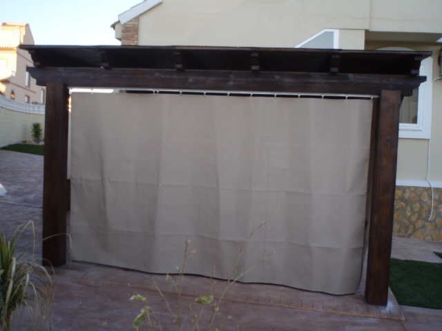 cortina de lona pvc